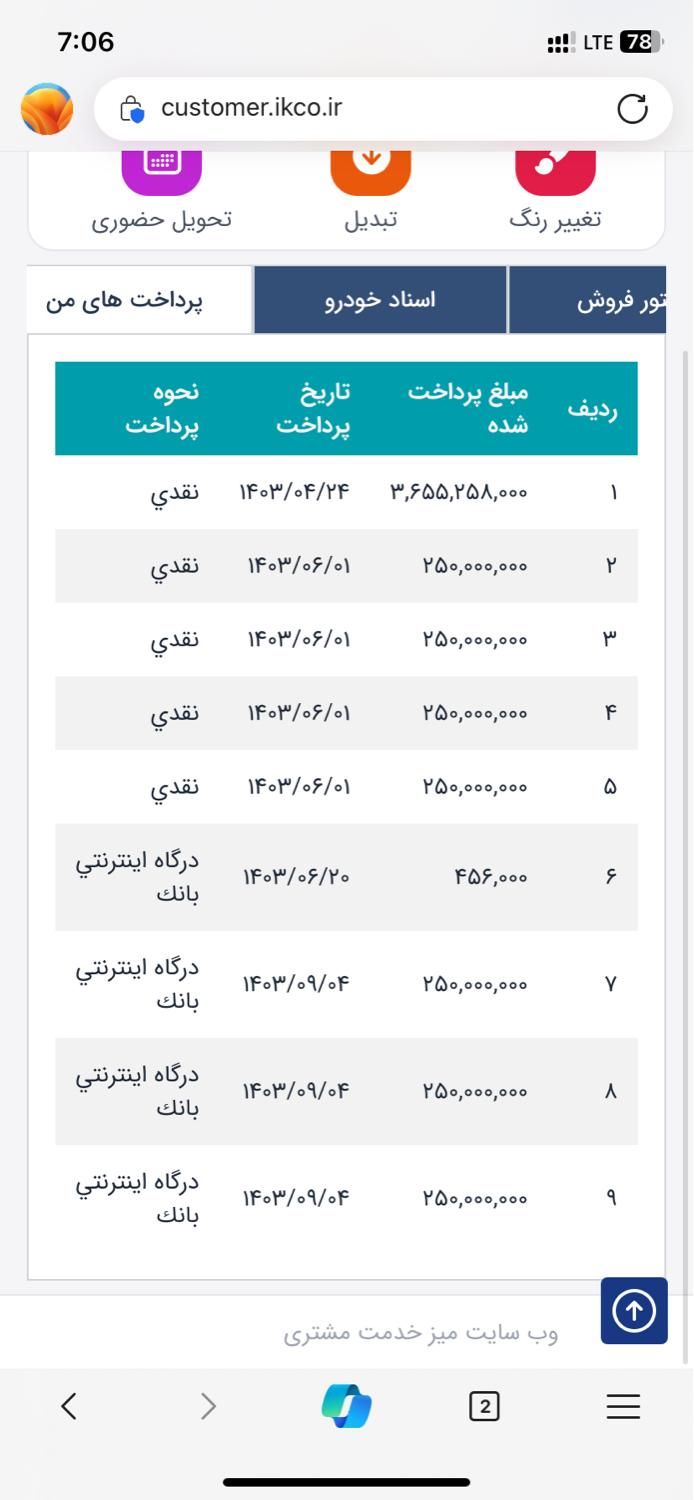 سمند سورن پلاس EF7 بنزینی - 1403