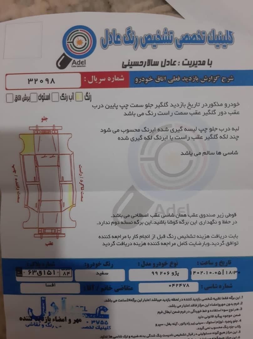 پژو 206 تیپ 5 - 1399