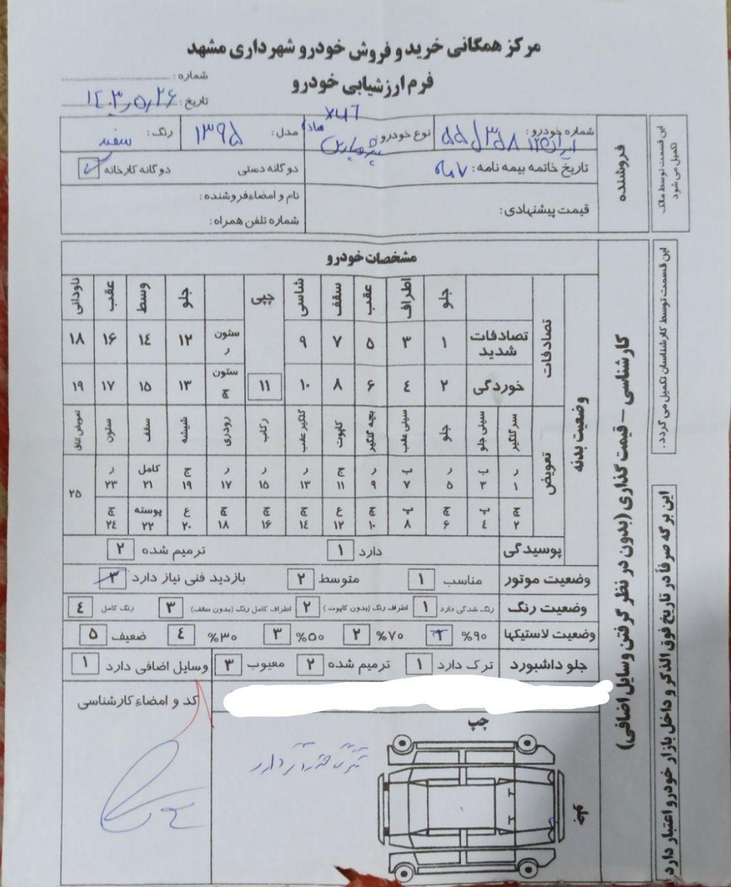 پژو پارس سال - 1395