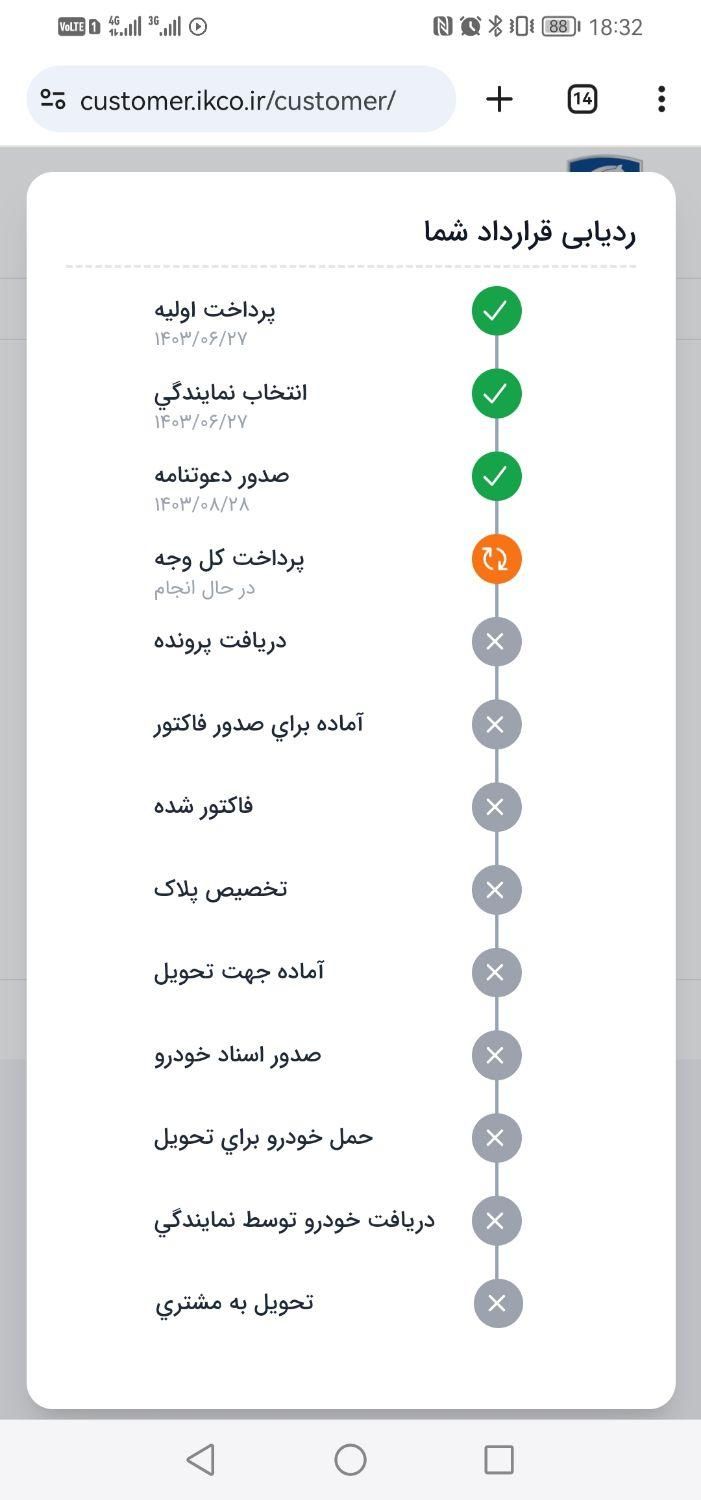 پژو 207 دنده‌ای - 1403