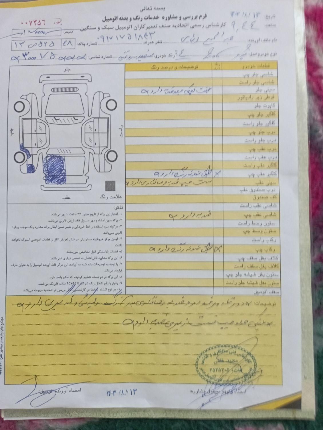 پژو 206 تیپ 5 - 1394