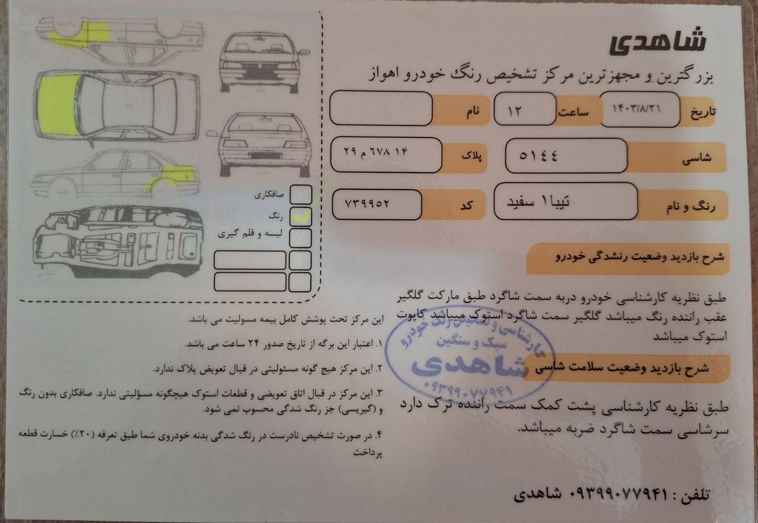 تیبا صندوق دار SX - 1394