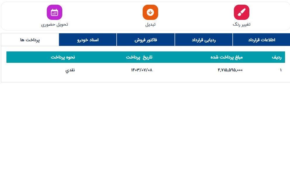 پژو 207 دنده‌ای - 1403