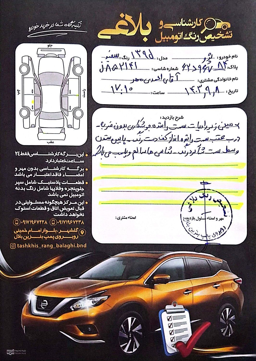 پژو 206 تیپ 5 - 1395