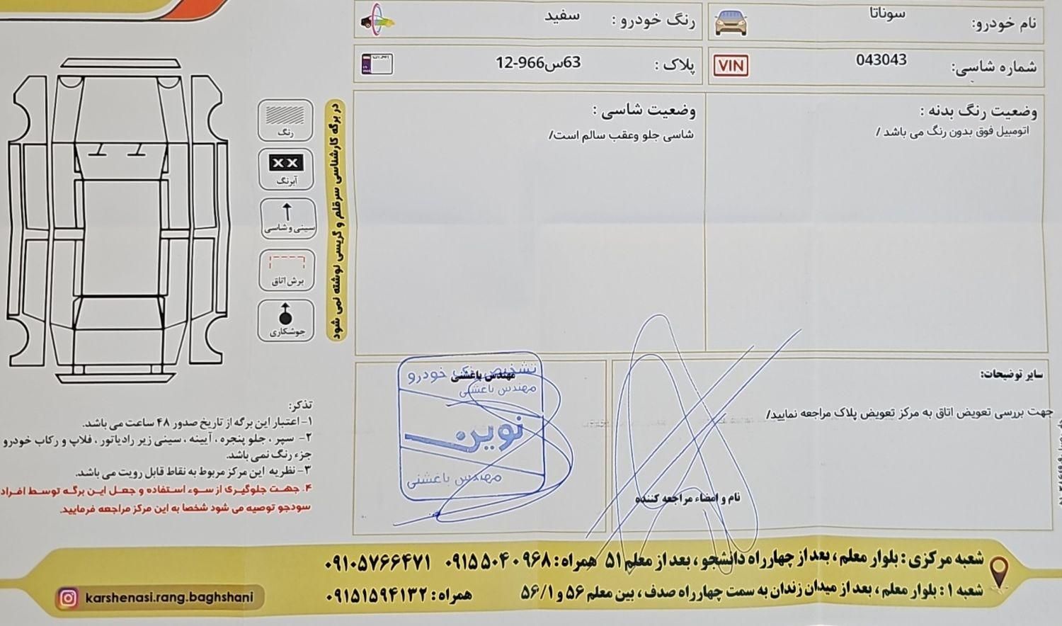 هیوندای سوناتا فول LF - 2015