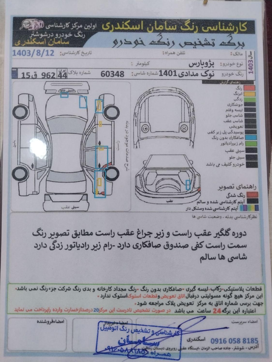 پژو پارس ELX-XU7P سفارشی - 1401