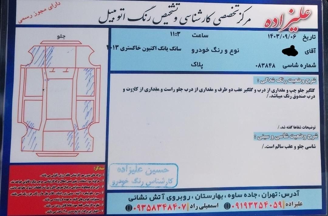 سانگ یانگ اکتیون اتوماتیک - 2013