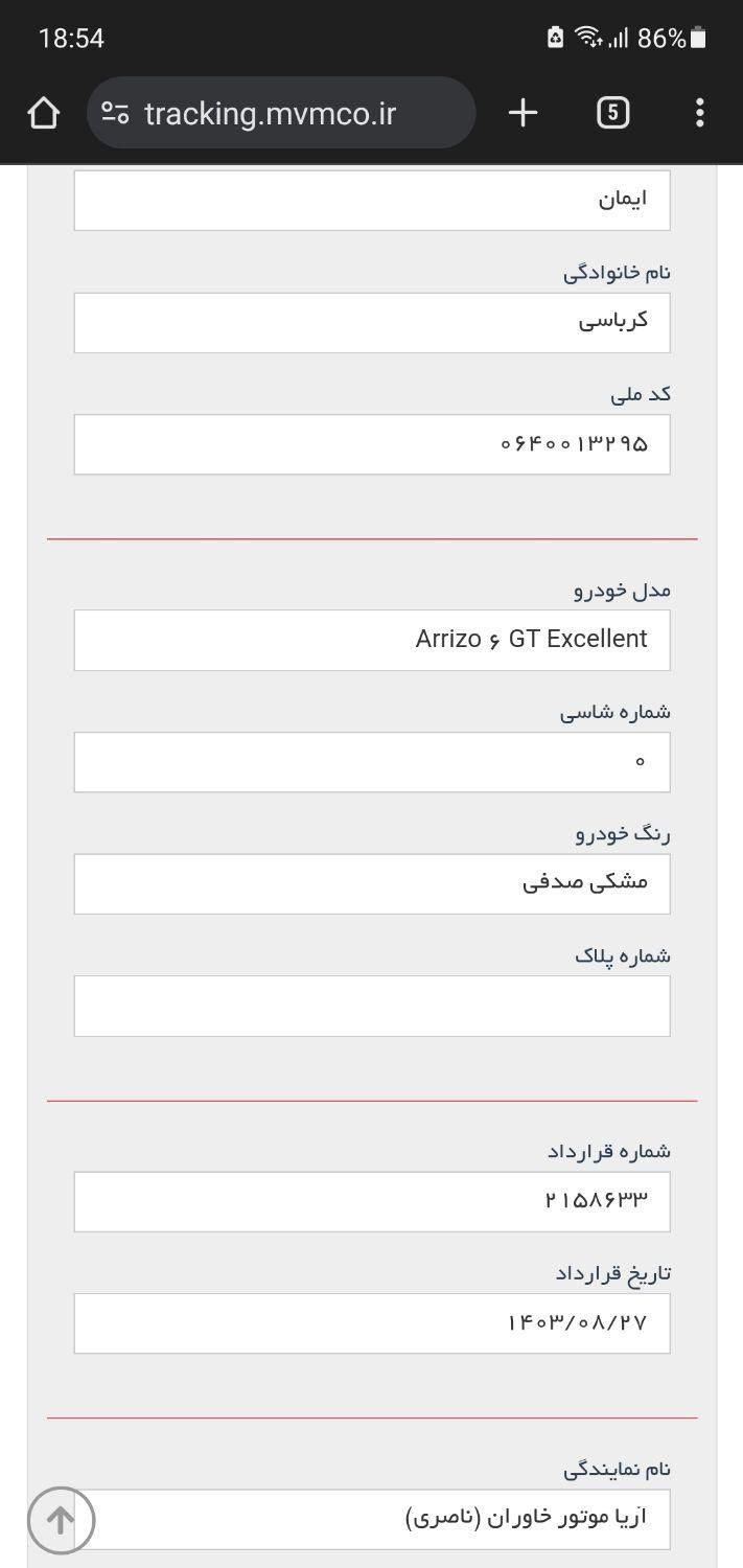 فونیکس آریزو 6 GT اکسلنت - 2024