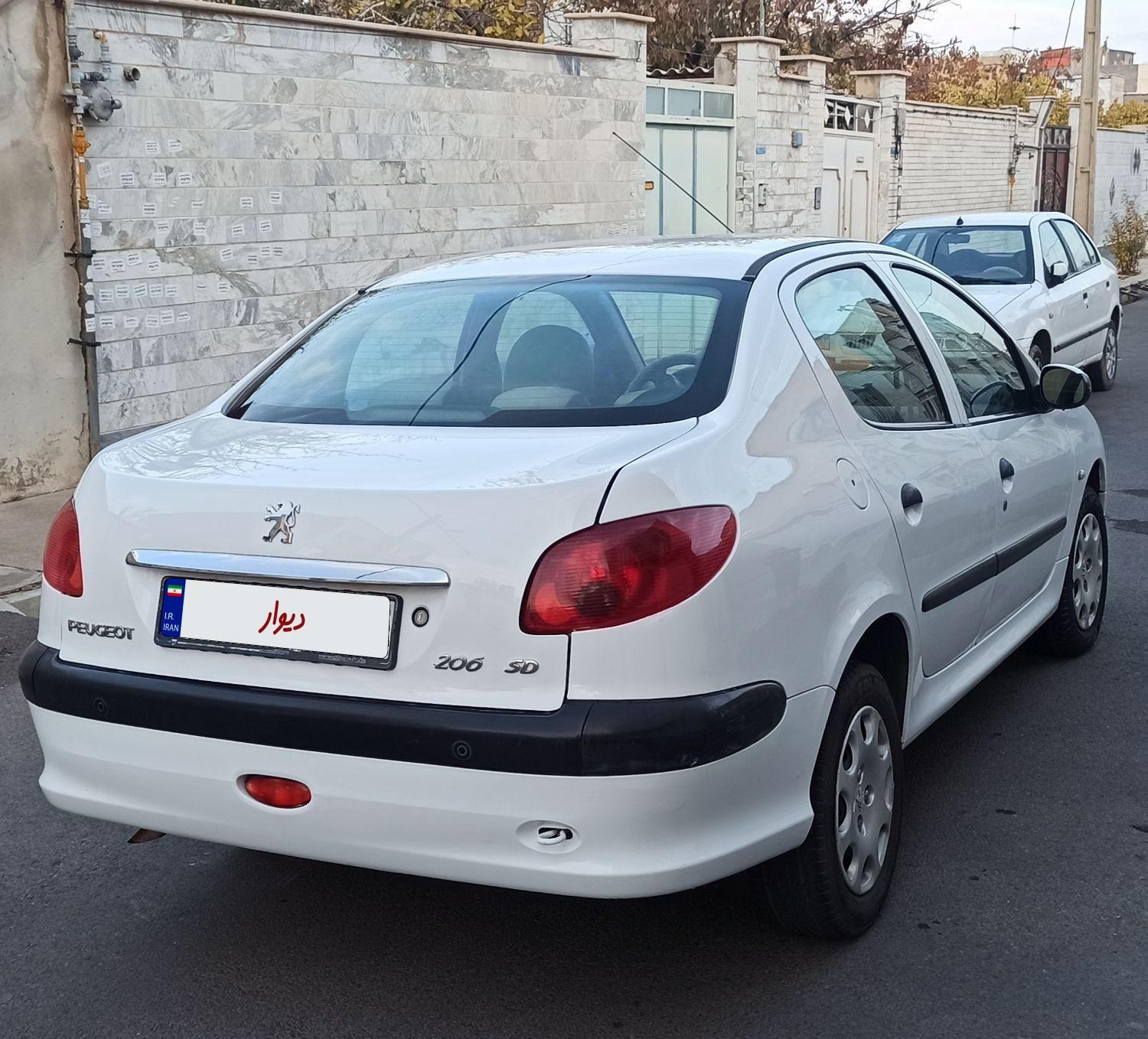 پژو 206 SD v8 - 1395