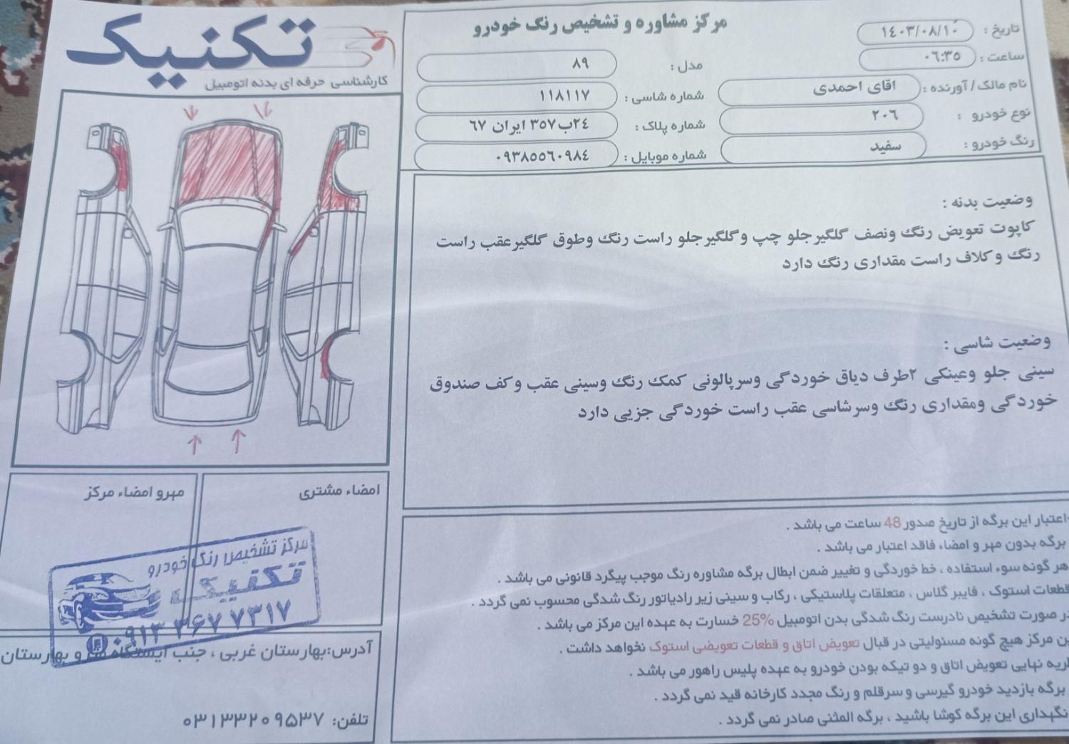 پژو 206 تیپ 2 - 1389