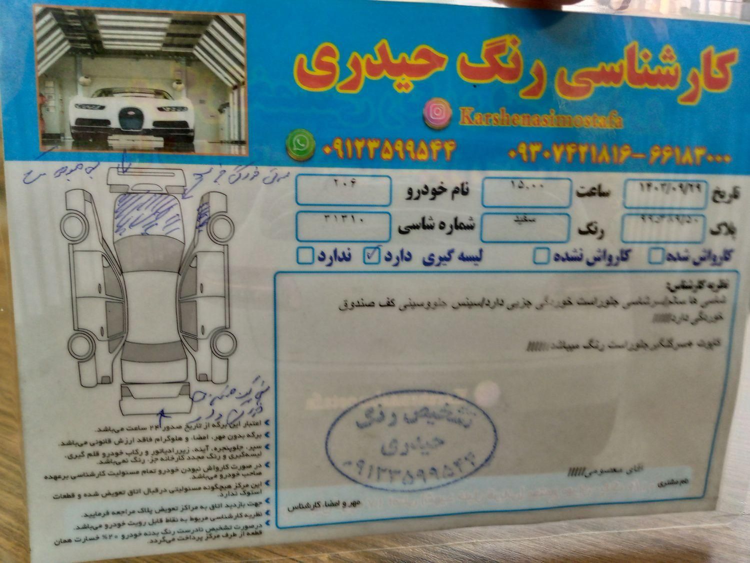 پژو 206 تیپ 5 - 1394