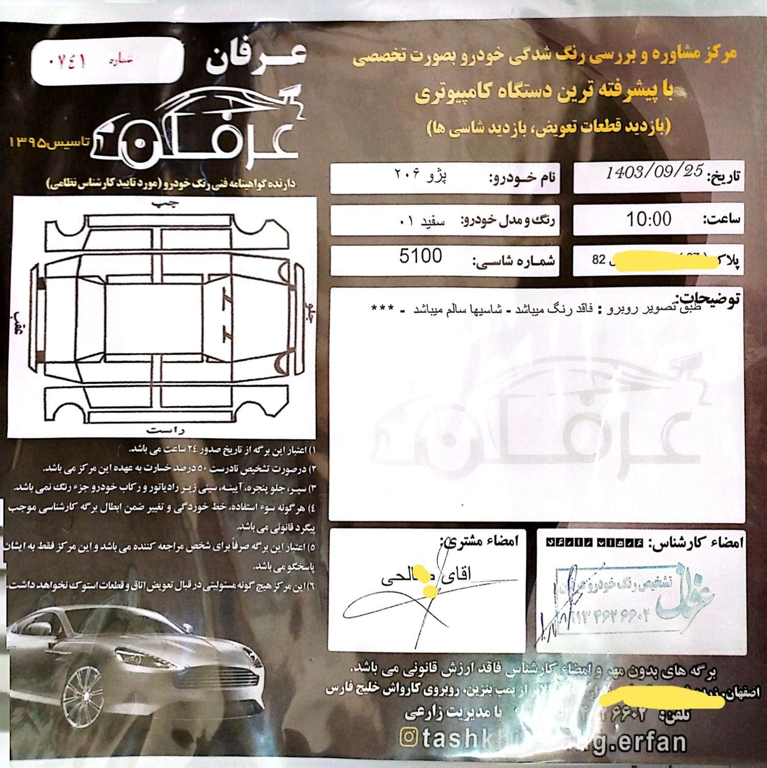 پژو 206 تیپ 2 - 1401