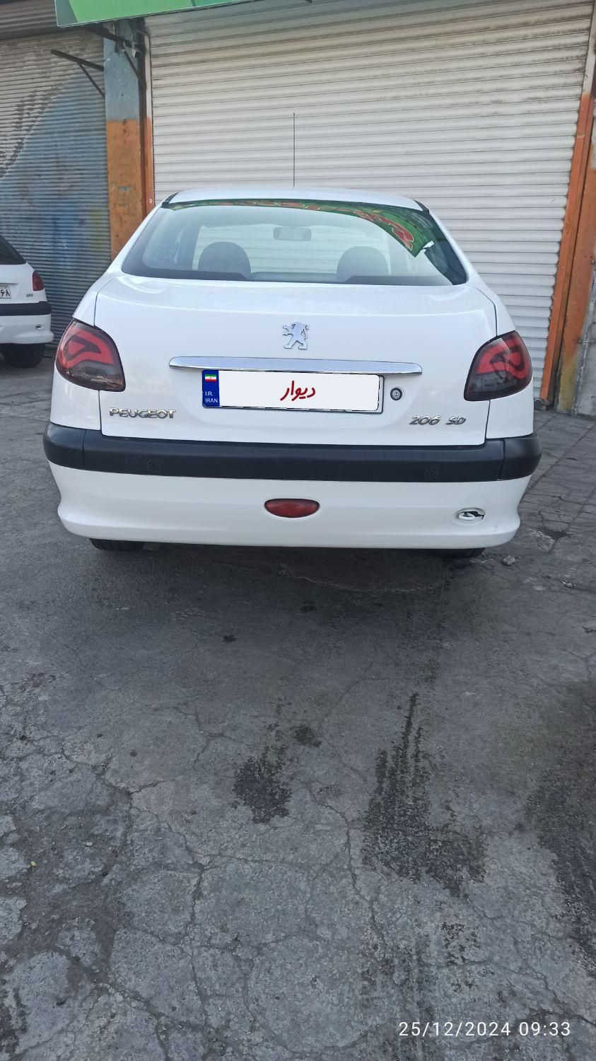 پژو 206 SD v8 - 1395