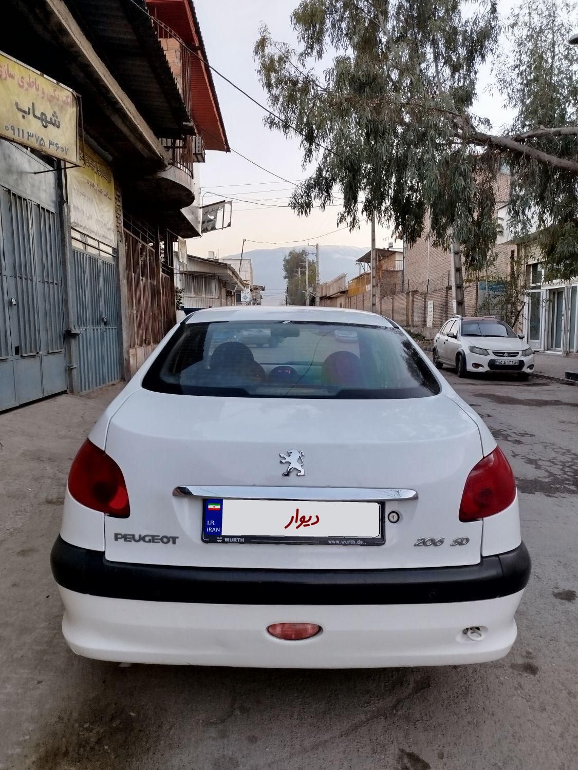 پژو 206 SD v8 - 1396