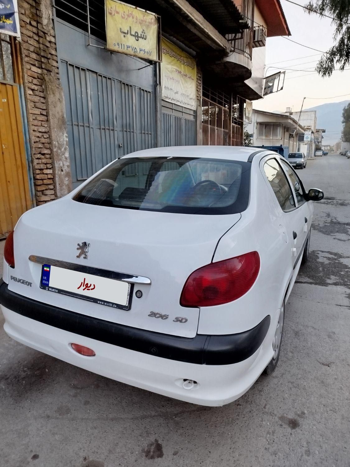 پژو 206 SD v8 - 1396