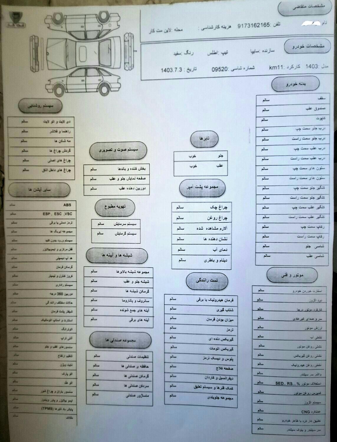 اطلس G دنده ای - 1403