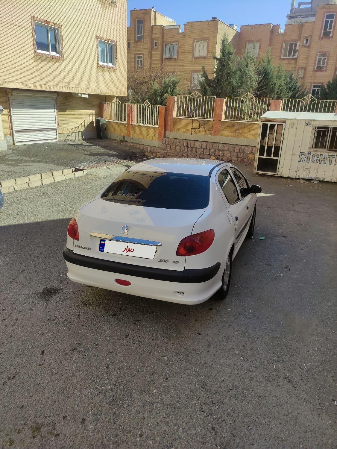 پژو 206 SD v8 - 1392