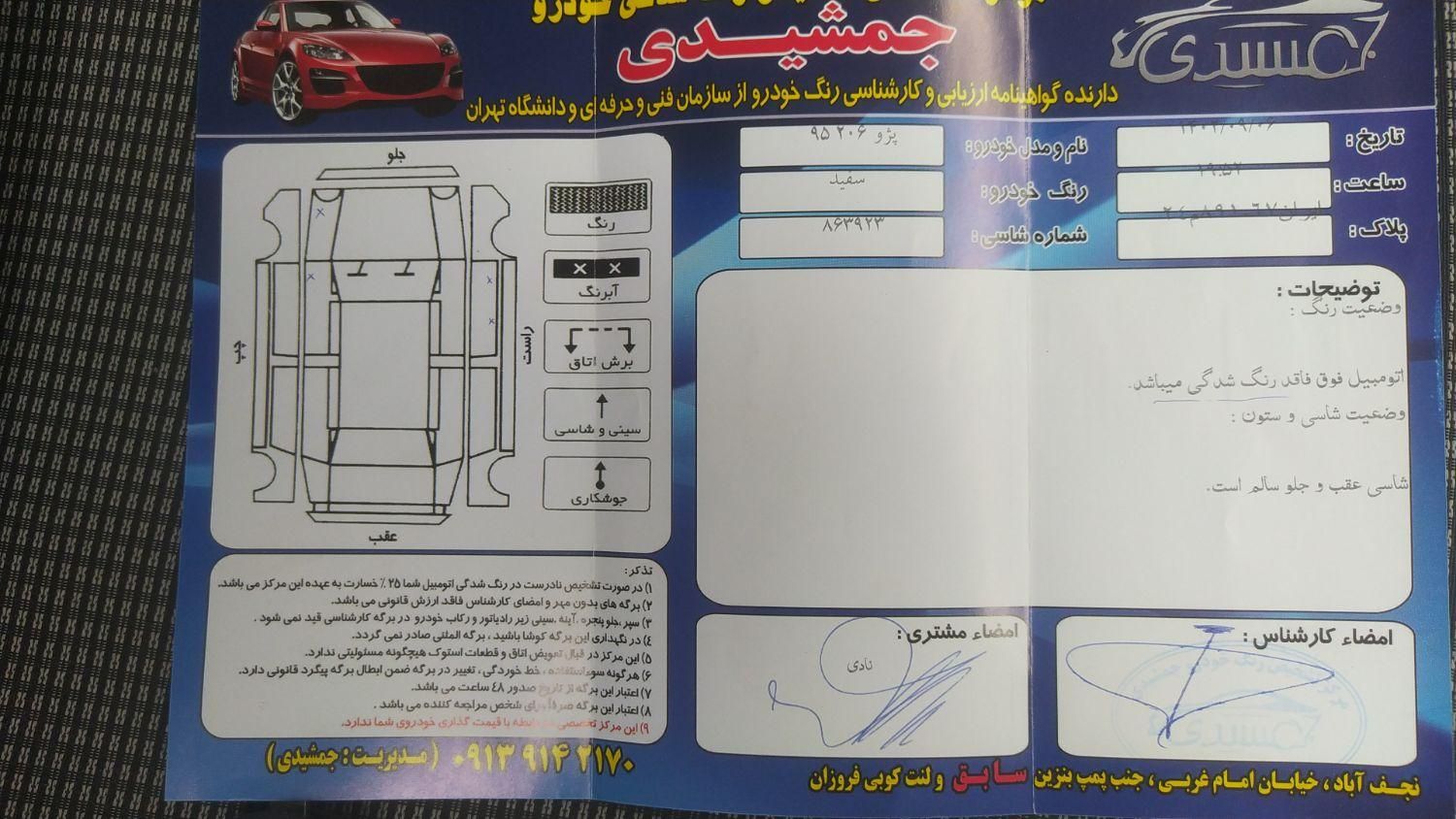 پژو 206 تیپ 5 - 1395