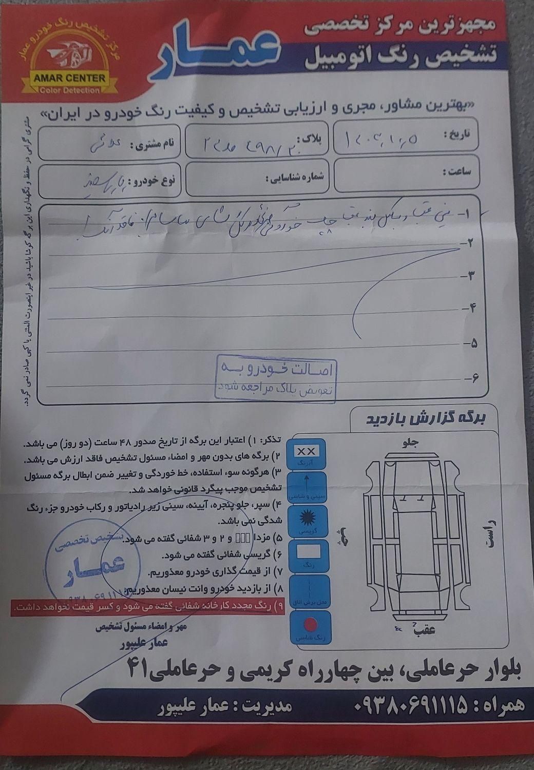 پژو پارس سال - 1396