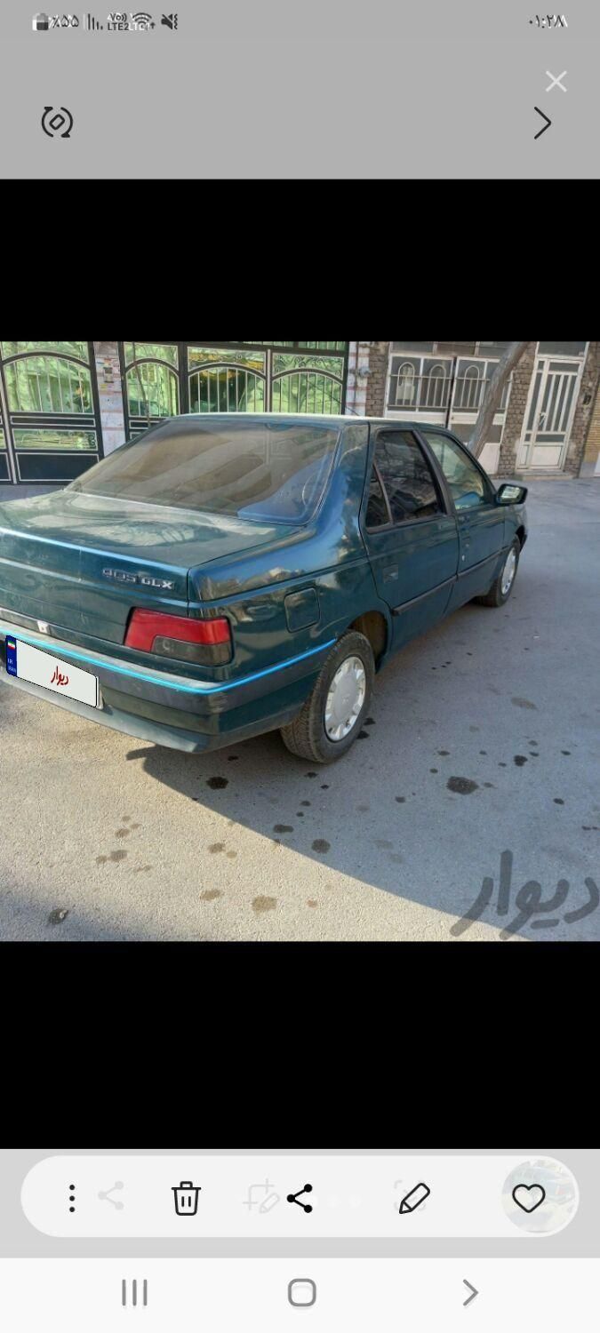 پژو 405 GLI - دوگانه سوز LPG - 1383