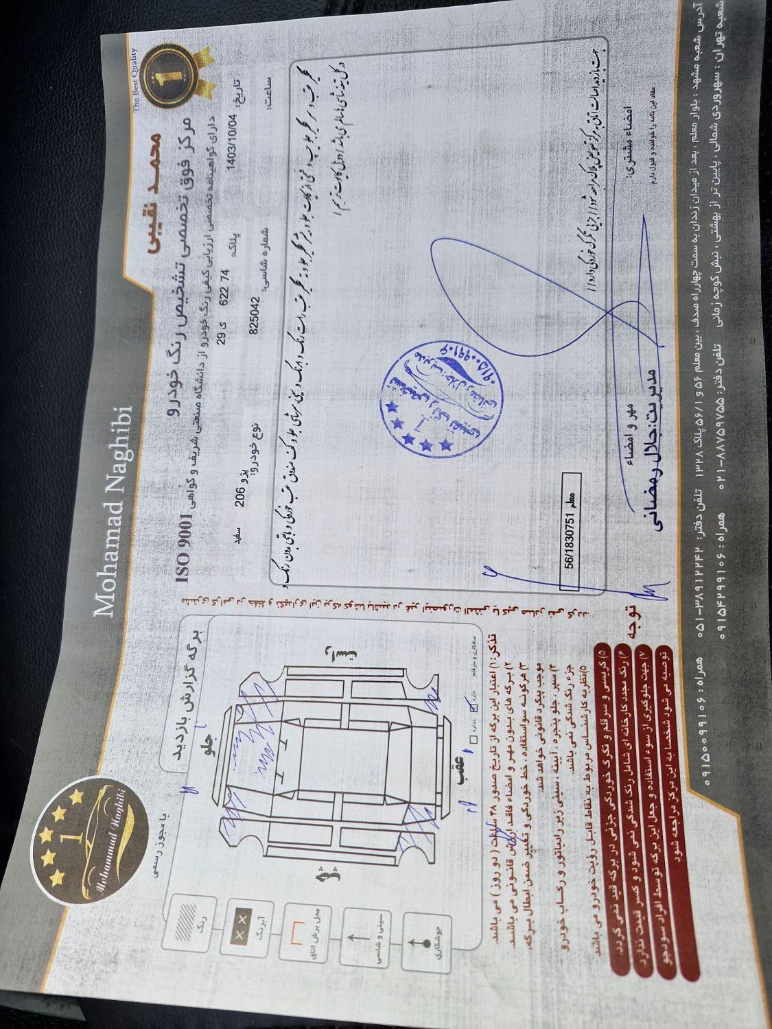 پژو 206 تیپ 2 - 1395