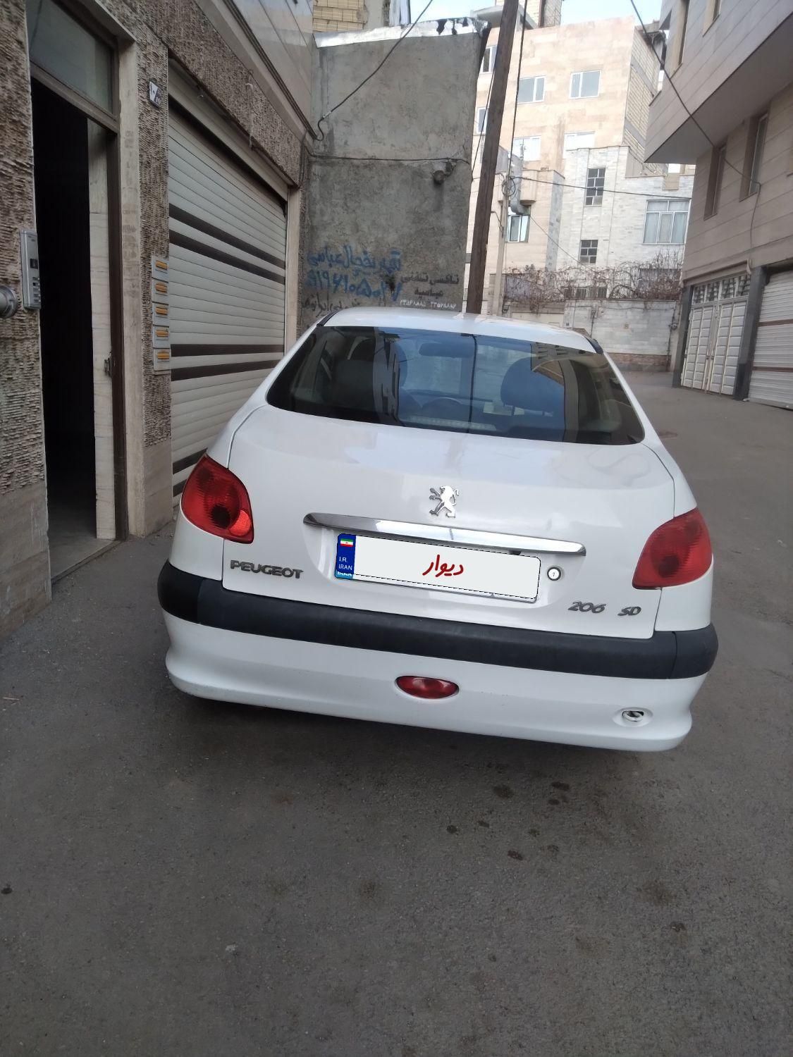 پژو 206 SD v8 - 1388