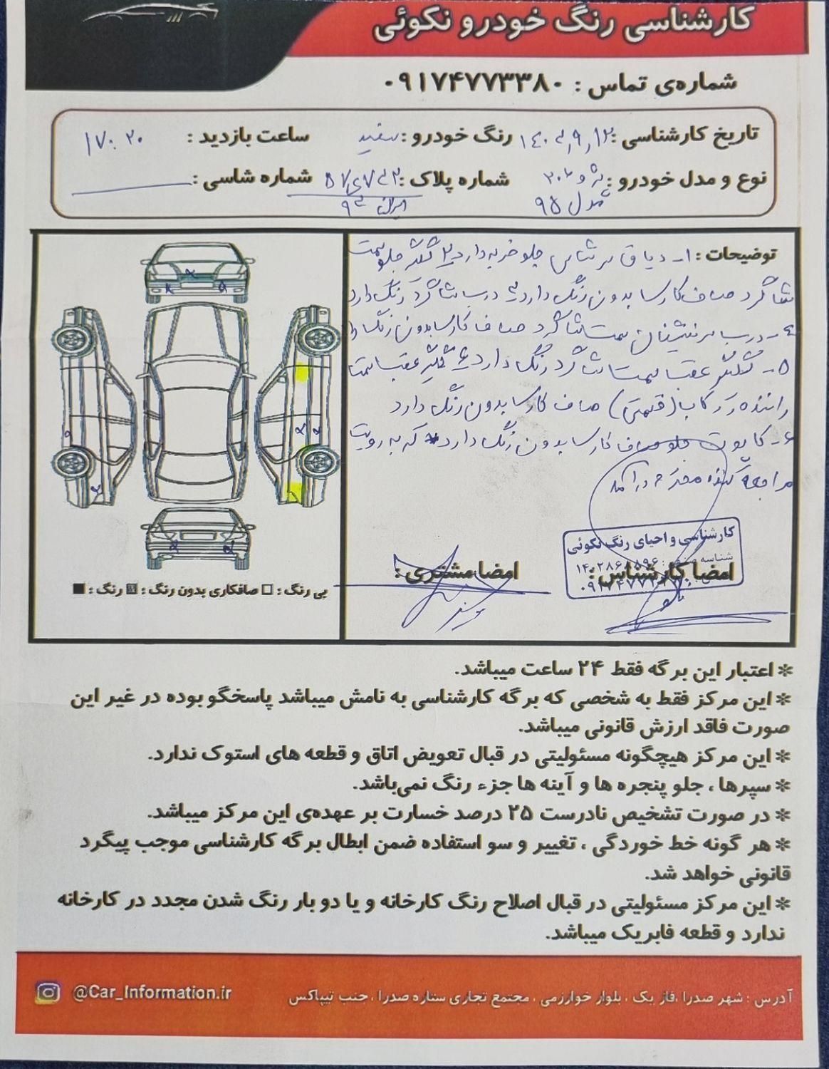 پژو 206 تیپ 5 - 1395