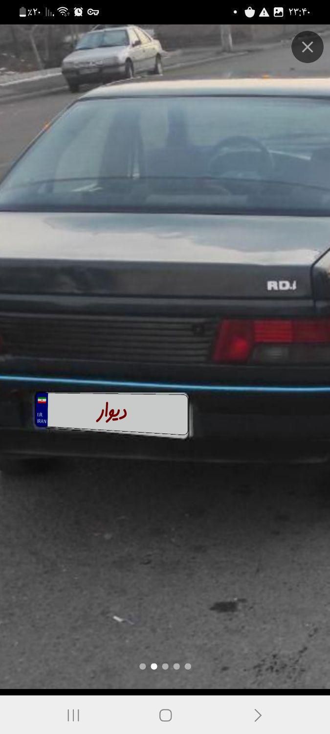 پژو آردی دوگانه سوز CNG - 1382