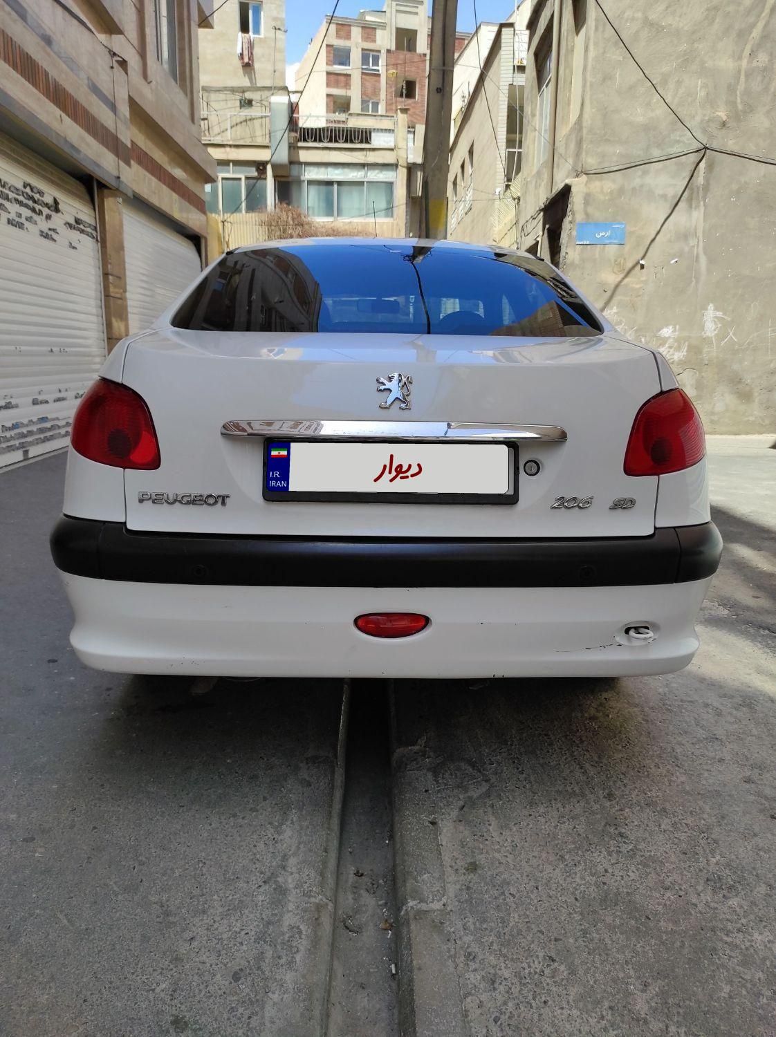 پژو 206 SD v8 - 1395