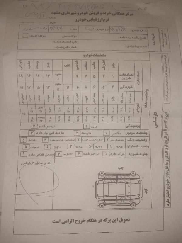 تیبا صندوق دار SX دوگانه سوز - 1394