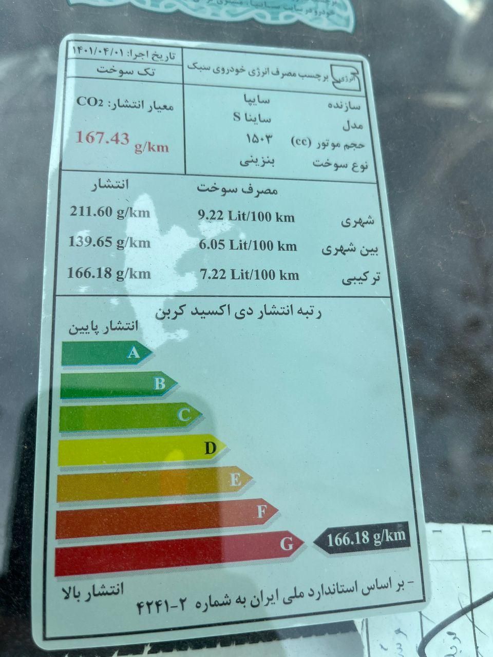 ساینا S دنده ای بنزینی - 1403