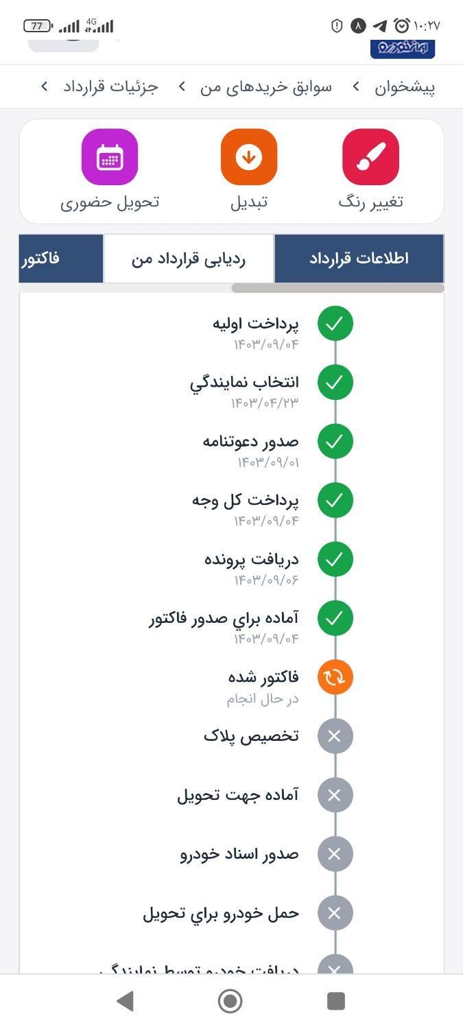 پژو 207 دنده ای پانوراما - 1403