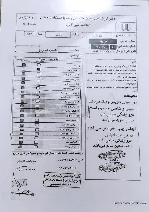 پژو پارس سال - 1392