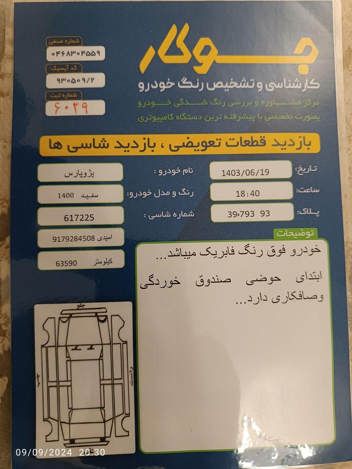 پژو پارس سال - 1400