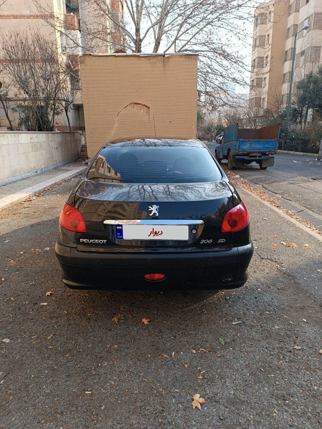 پژو 206 SD v8 - 1395