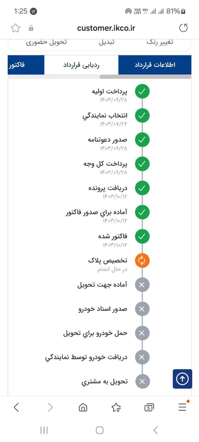 سمند سورن پلاس EF7 بنزینی - 1403