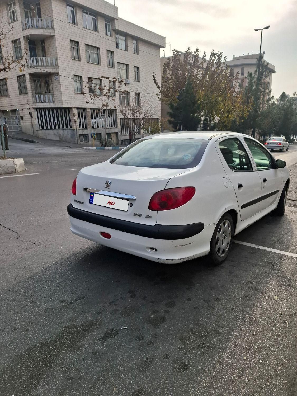 پژو 206 SD v8 - 1395