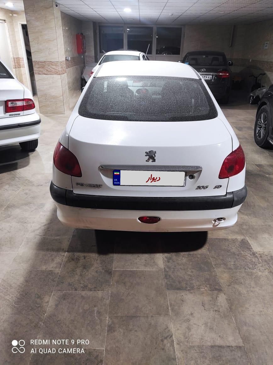 پژو 206 SD v8 - 1395