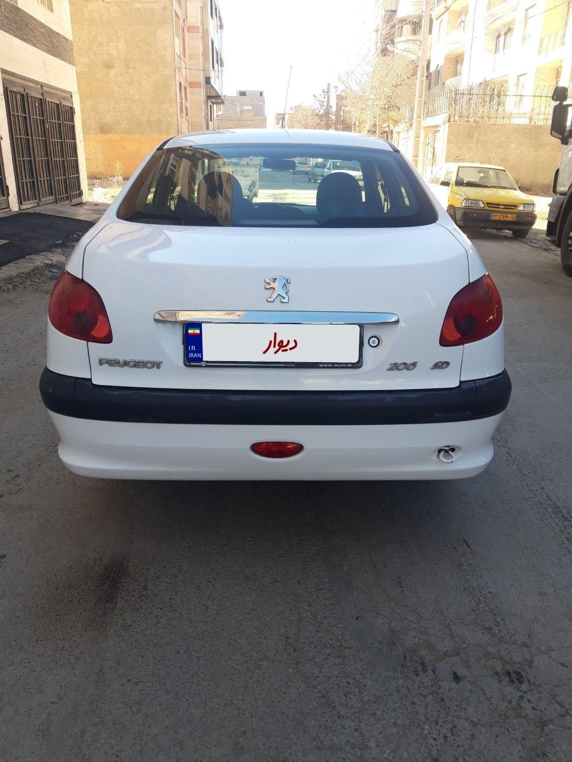 پژو 206 SD v8 - 1395