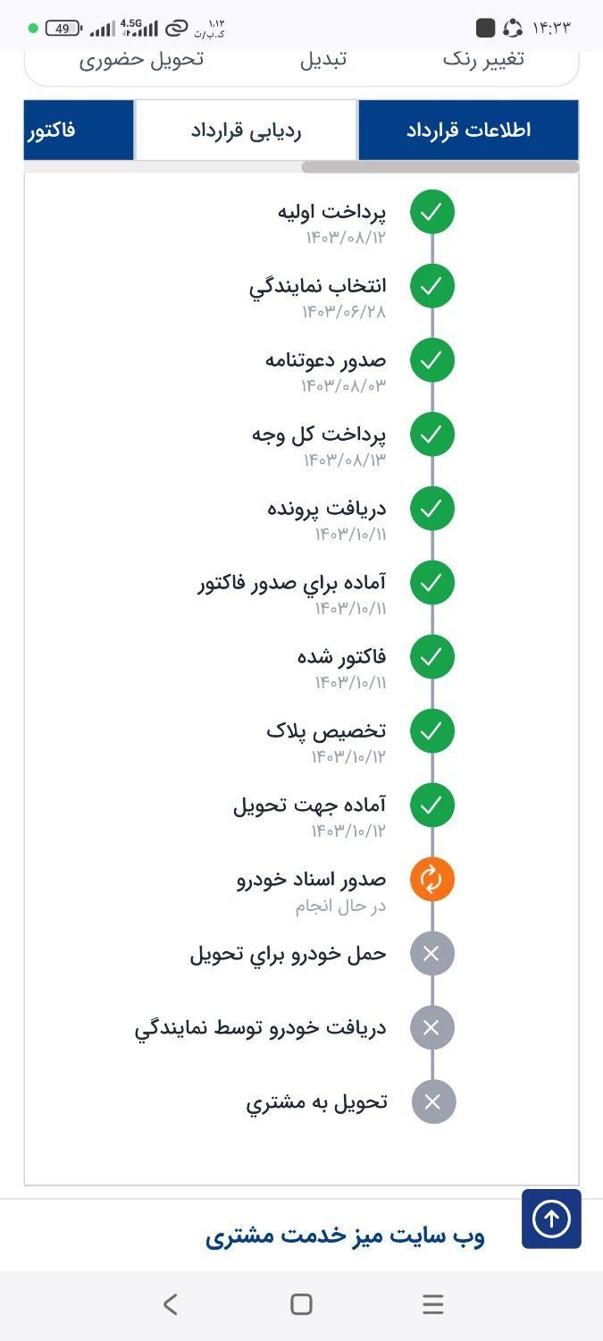 سمند سورن پلاس EF7 بنزینی - 1403