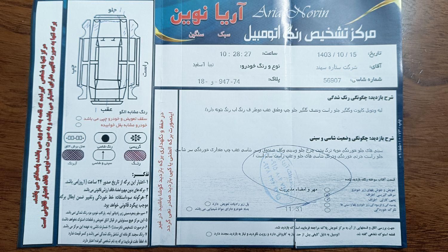 تیبا صندوق دار SX دوگانه سوز - 1396