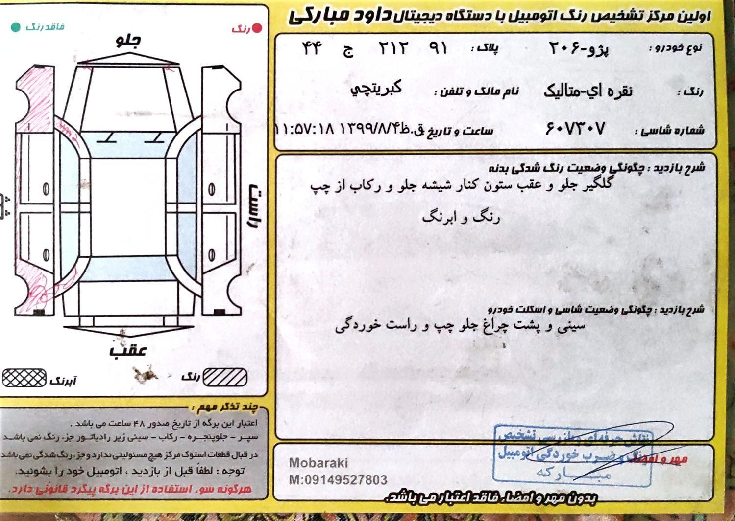 پژو 206 تیپ 2 - 1382