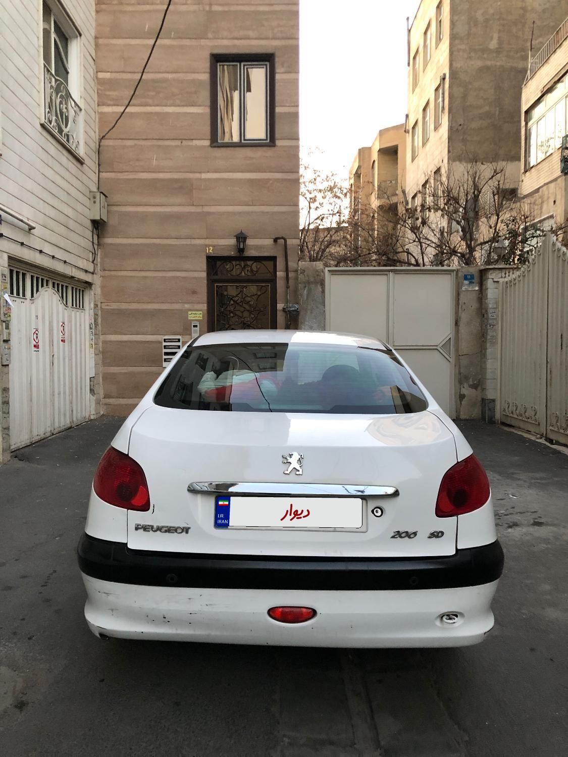 پژو 206 SD v8 - 1396