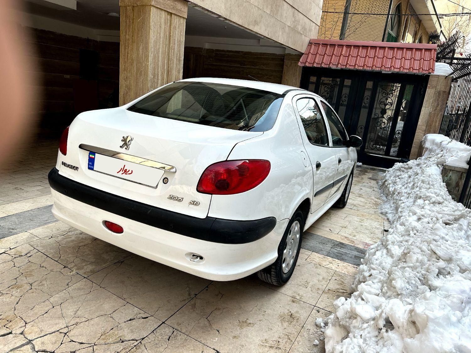 پژو 206 SD v8 - 1392