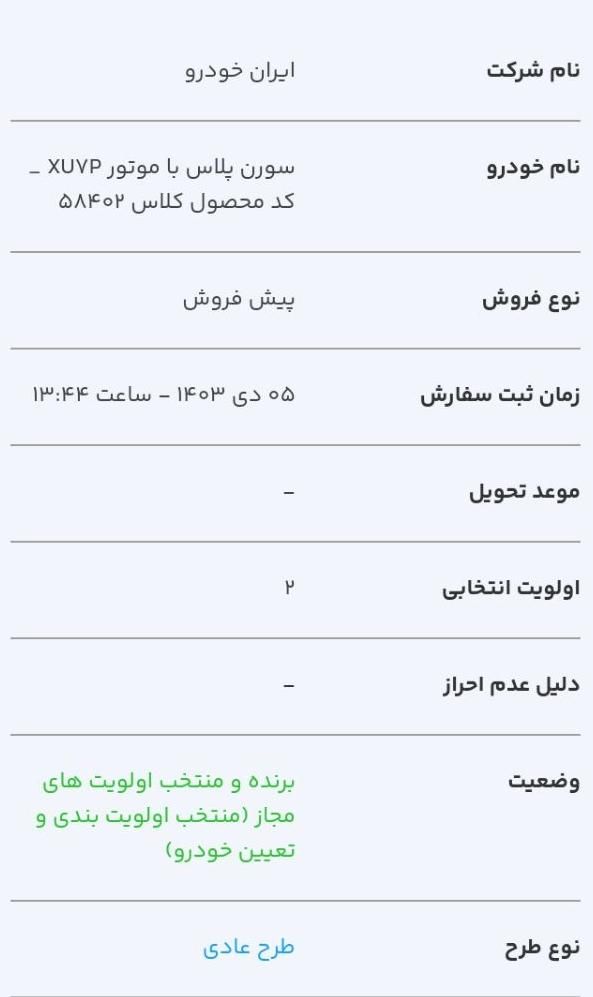 سمند سورن پلاس EF7 بنزینی - 1403