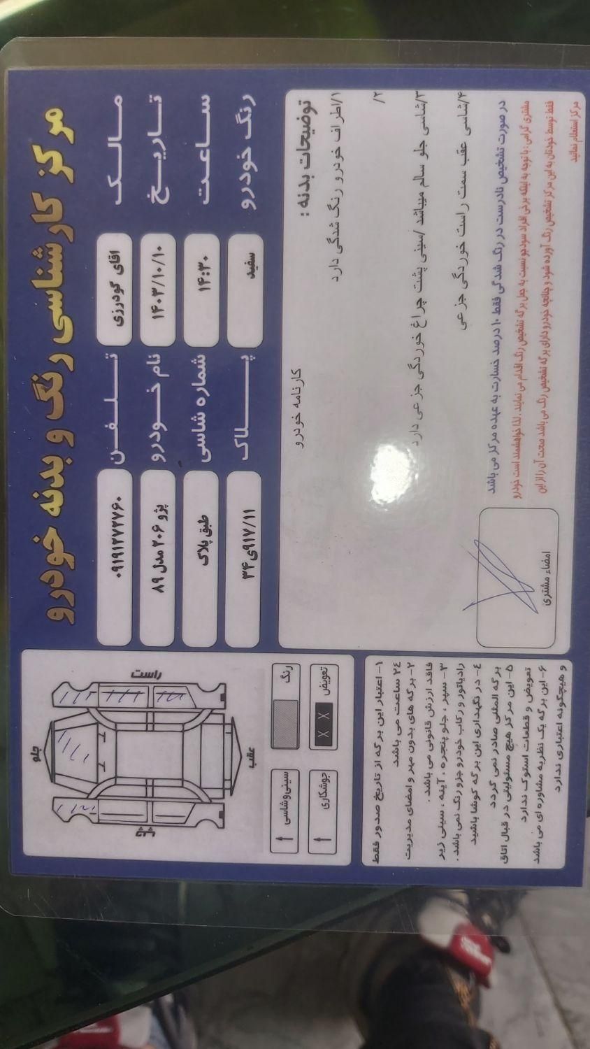 پژو 206 تیپ 2 - 1389