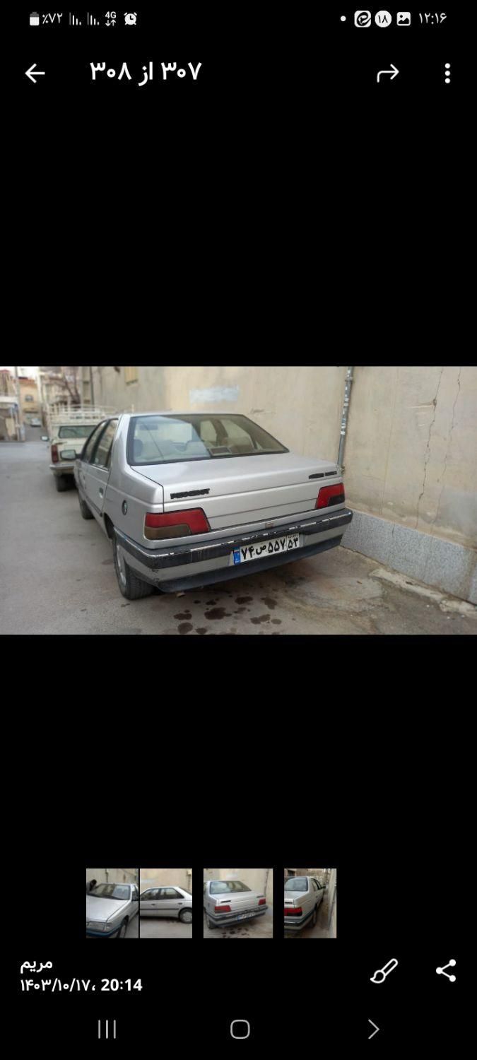 پژو 405 GLI - دوگانه سوز CNG - 1391