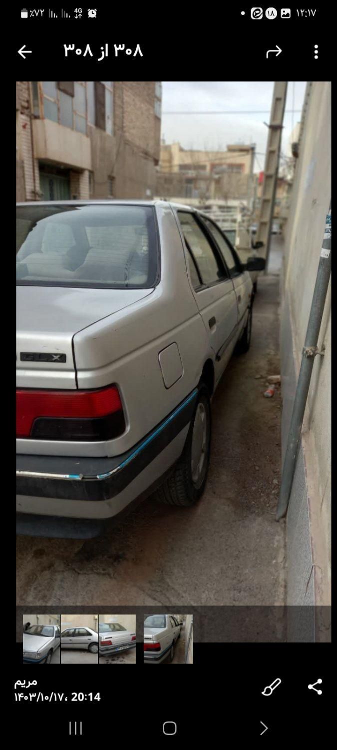 پژو 405 GLI - دوگانه سوز CNG - 1391