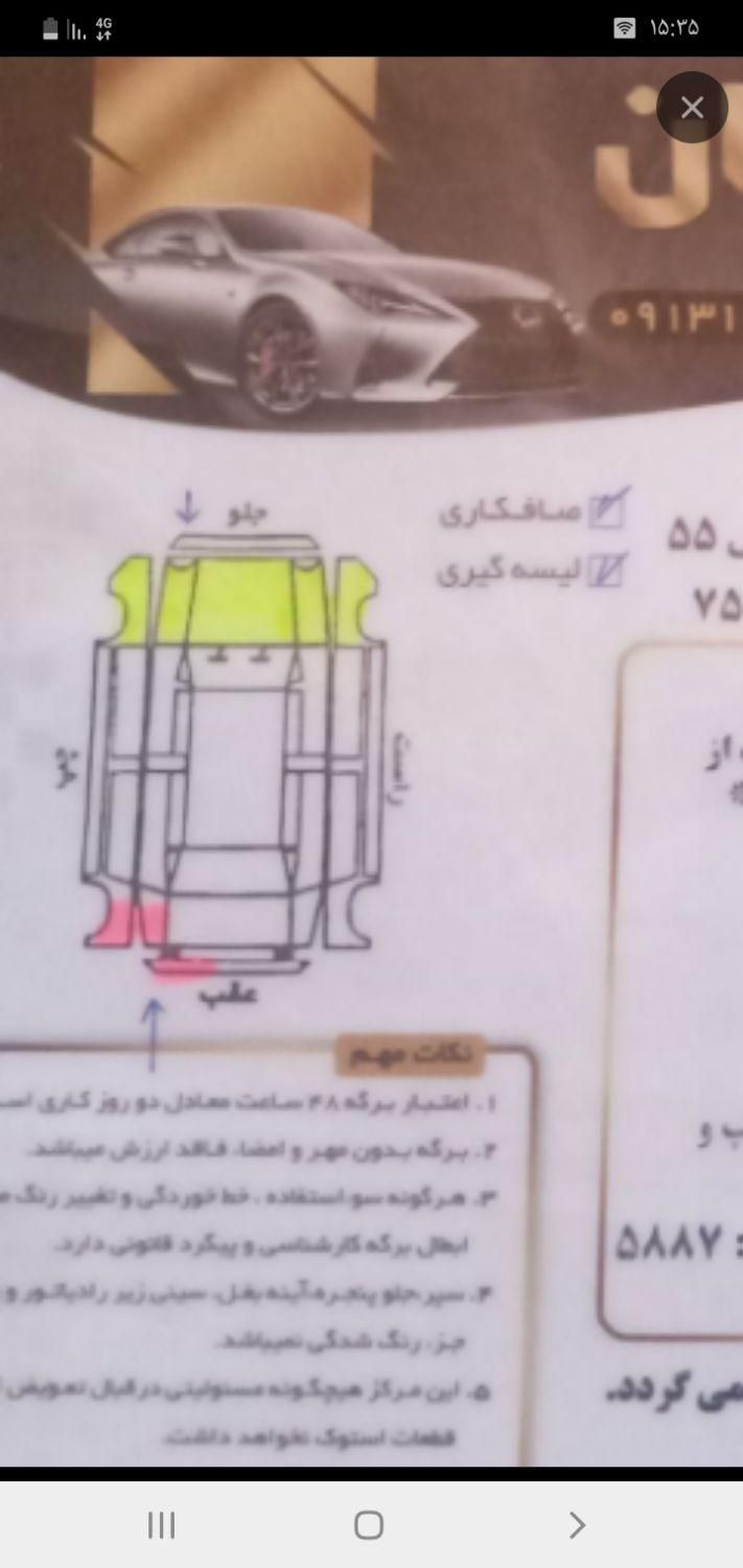 پژو پارس XU7ساده - 1388