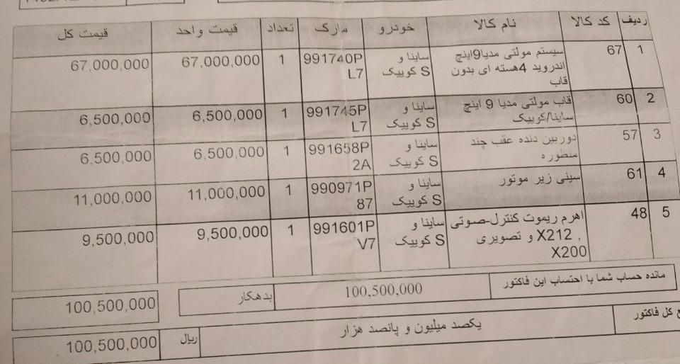 ساینا S دنده ای بنزینی - 1403